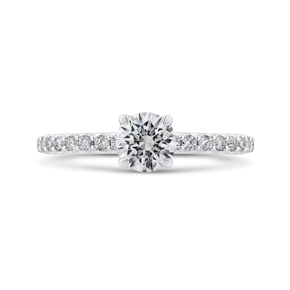 Diamond Engagement Ring in 14K White Gold