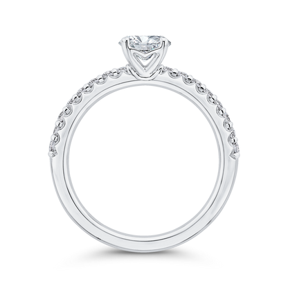 Diamond Engagement Ring in 14K White Gold