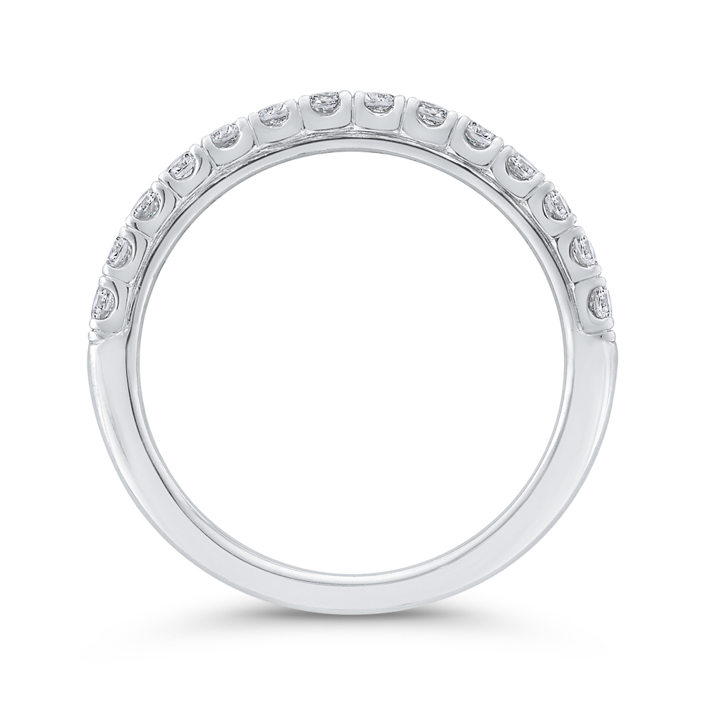 Diamond Wedding Band in 14K White Gold