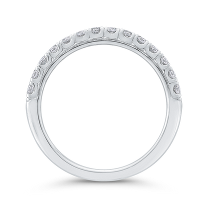 Diamond Wedding Band in 14K White Gold