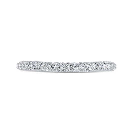 Diamond Wedding Band in 14K White Gold