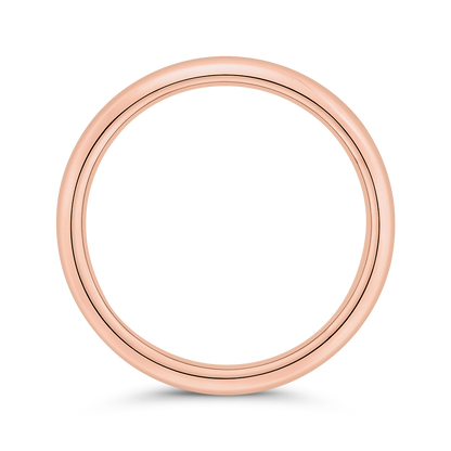 Plain Wedding Band in 14K Rose Gold