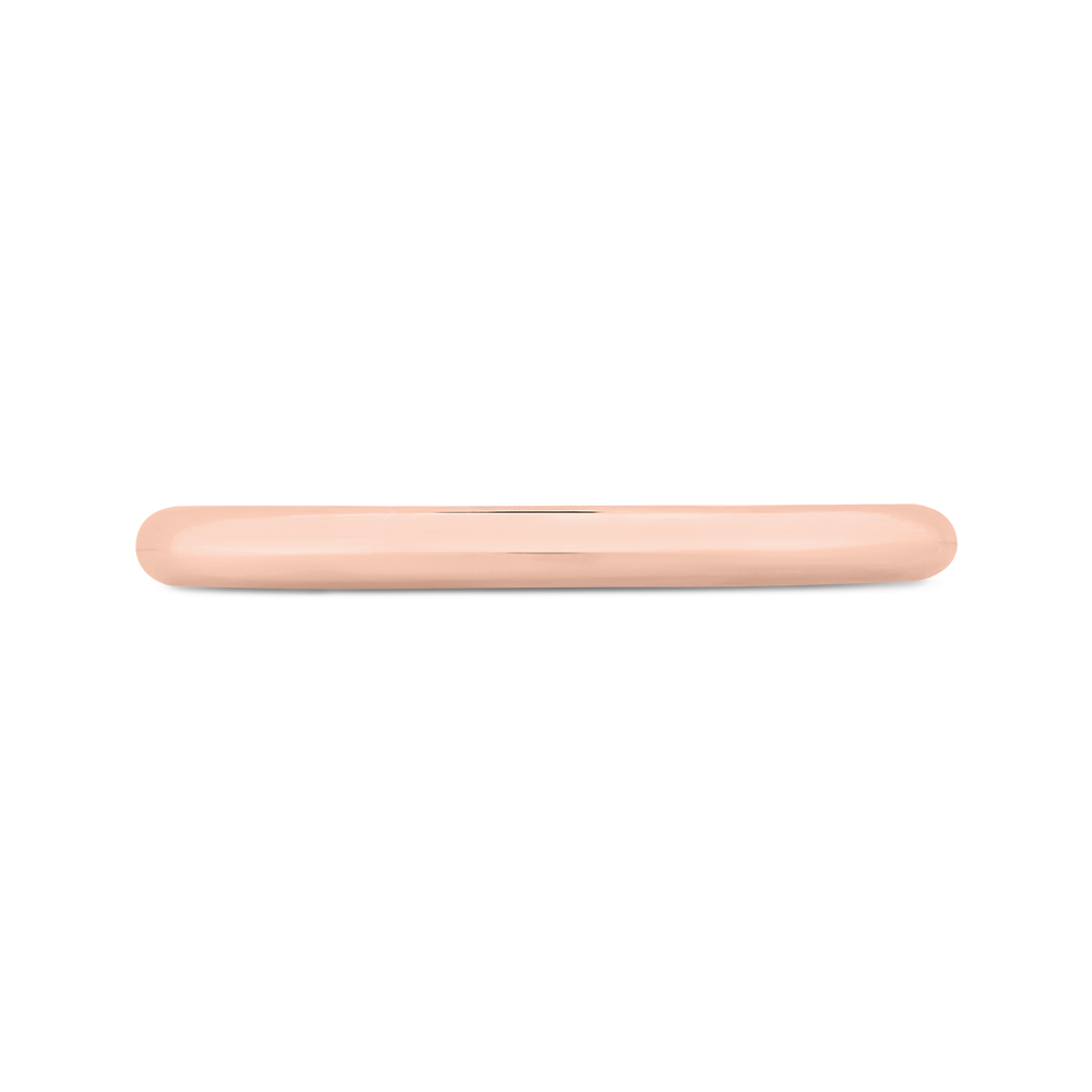 Plain Wedding Band in 14K Rose Gold