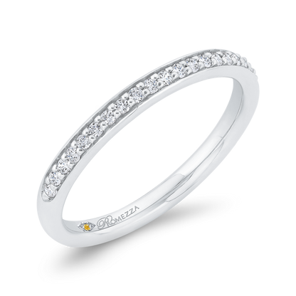 Diamond Wedding Band in 14K White Gold