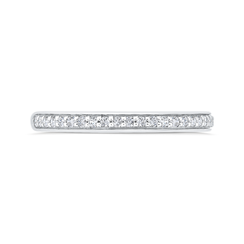 Diamond Wedding Band in 14K White Gold