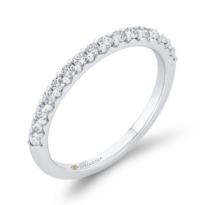 Diamond Wedding Band in 14K White Gold