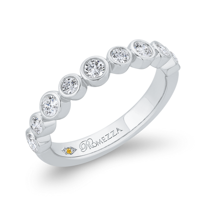 Diamond Wedding Band in 14K White Gold