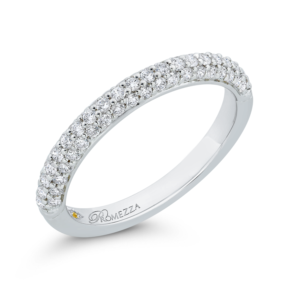 Diamond Wedding Band in 14K White Gold