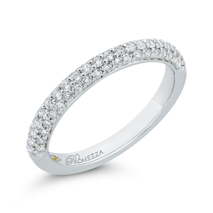 Diamond Wedding Band in 14K White Gold