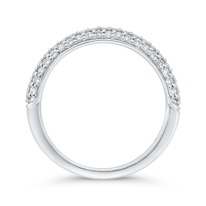 Diamond Wedding Band in 14K White Gold