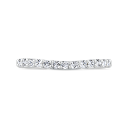 Diamond Wedding Band in 18K White Gold