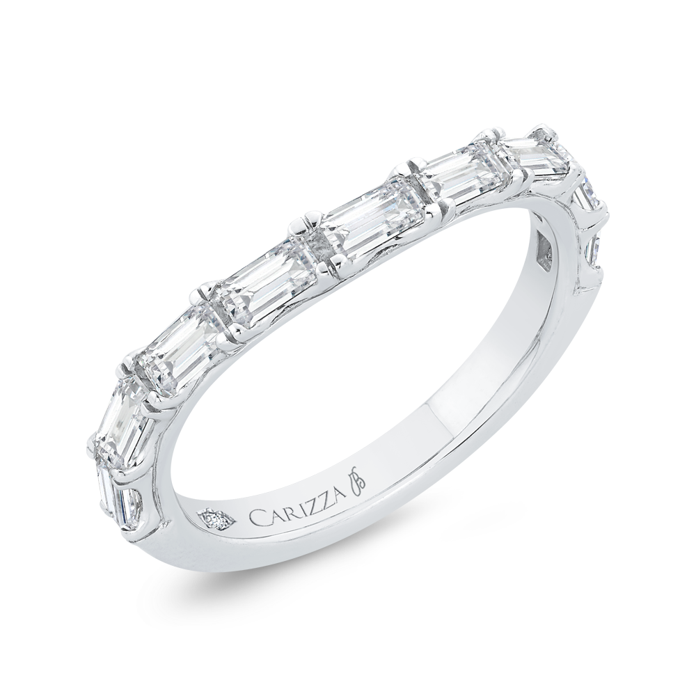 Diamond Wedding Band in 14K White Gold