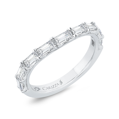 Diamond Wedding Band in 14K White Gold