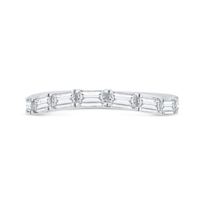 Diamond Wedding Band in 14K White Gold