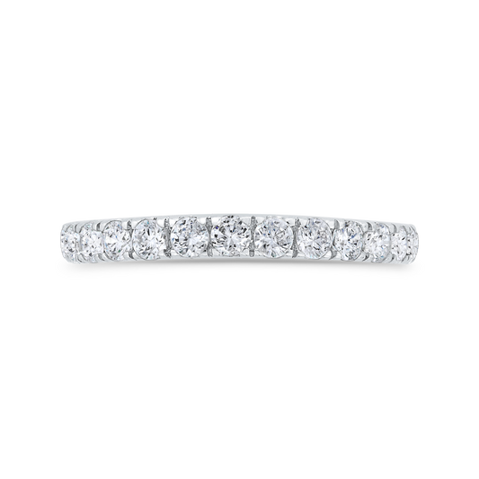 Diamond Wedding Band in 14K White Gold