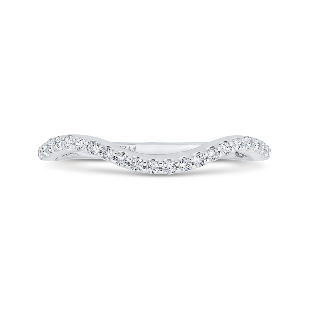 Diamond Wedding Band in 14K White Gold