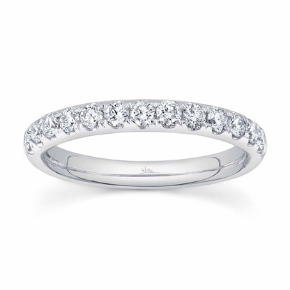 0.55CT 14K W/G DIAMOND LADY'S BAND