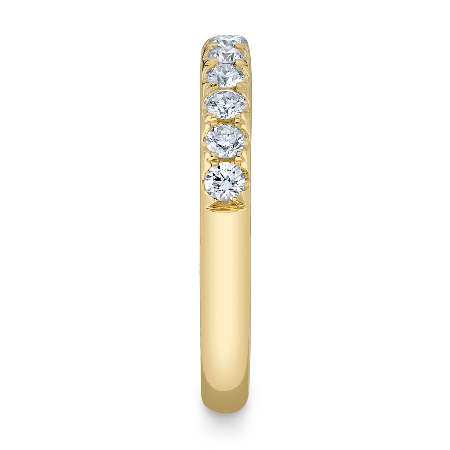 0.55CT 14K Y/G DIAMOND LADY'S BAND