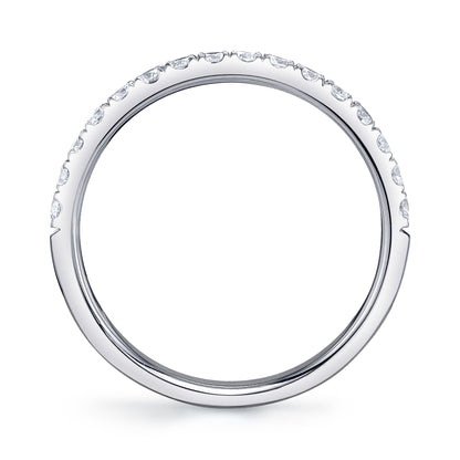 0.40CT 14K W/G DIAMOND LADY'S BAND