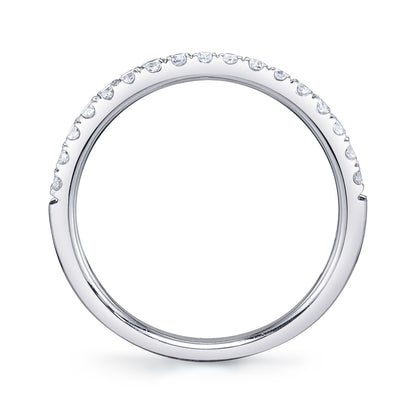 0.25CT 14K W/G DIAMOND LADY'S BAND