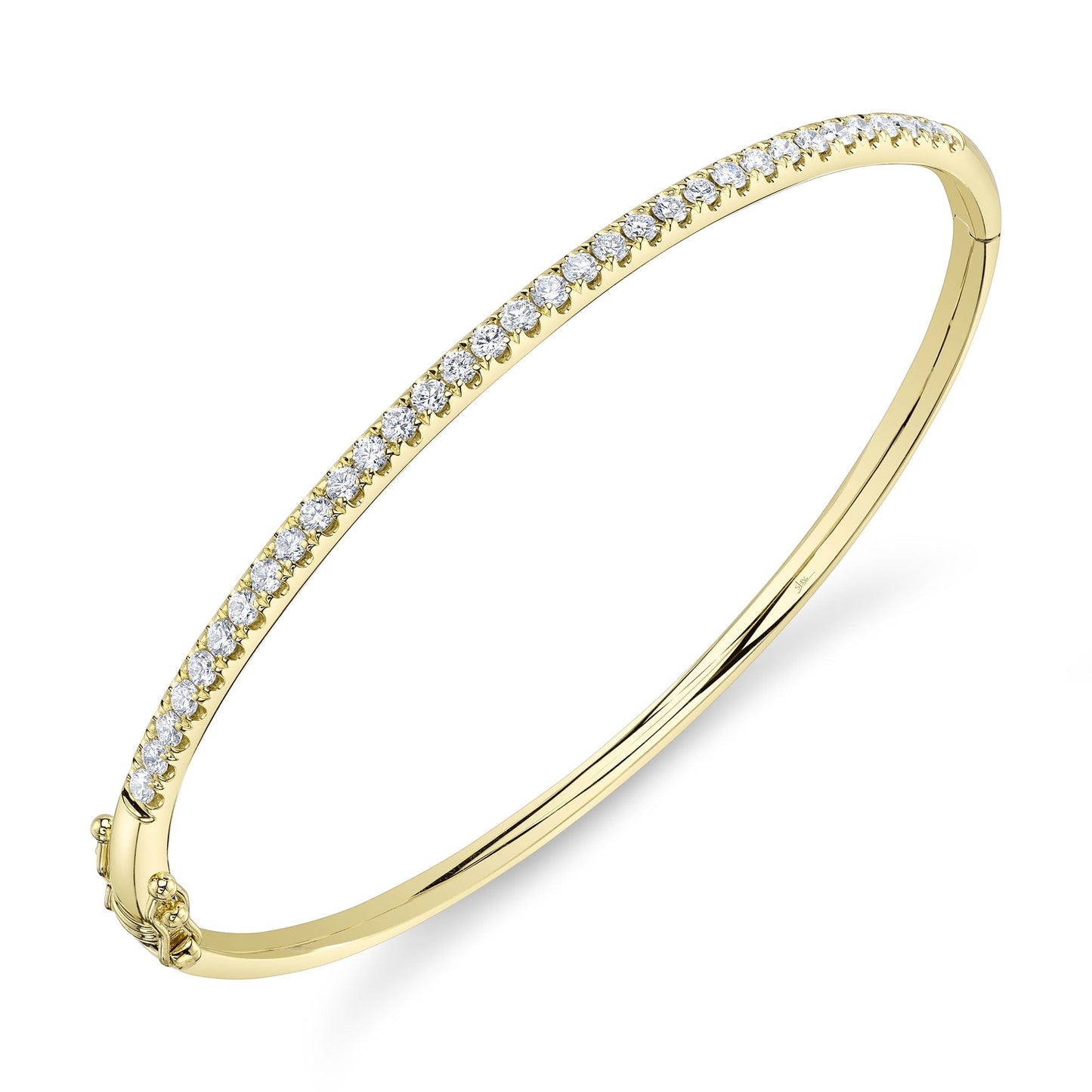 0.88CT 14K Y/G DIAMOND BANGLE