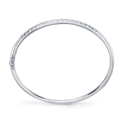 2.00CT 14K W/G DIAMOND BANGLE