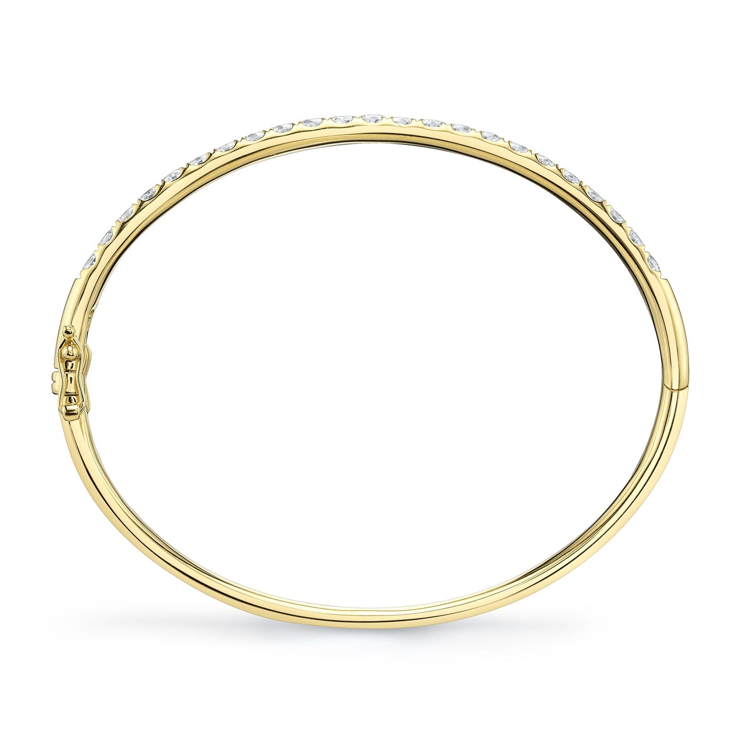 2.00CT 14K Y/G DIAMOND BANGLE