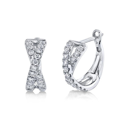 0.40CT DIAMOND HUGGIE EARRING