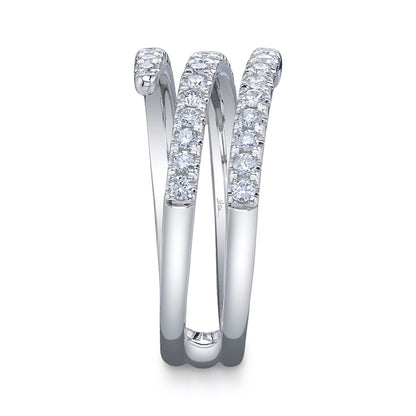 0.61CT 14K W/G DIAMOND RING