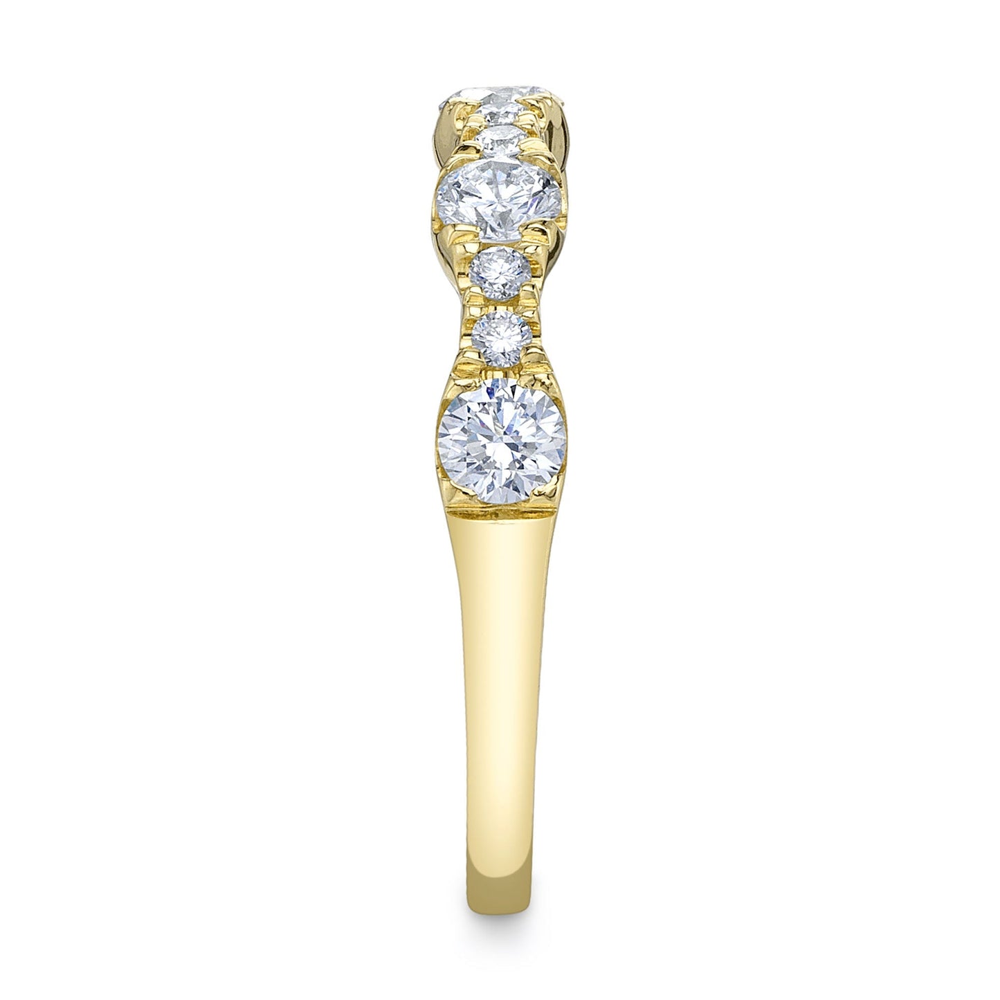 0.77CT 14K Y/G DIAMOND LADY'S BAND