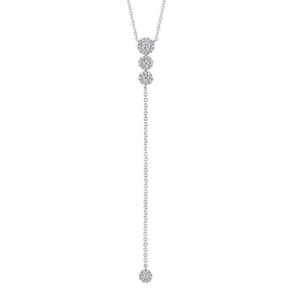 0.29CT DIAMOND LARIAT NECKLACE