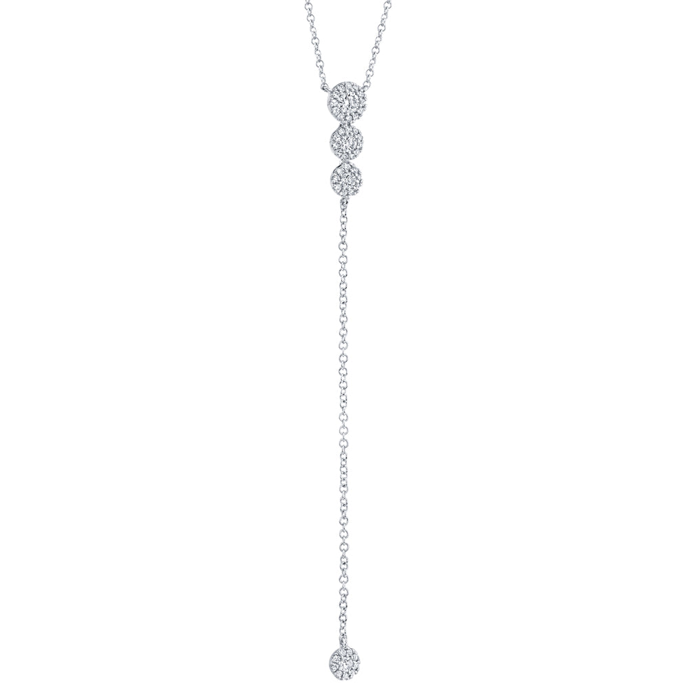 0.29CT DIAMOND LARIAT NECKLACE