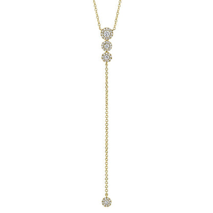 0.29CT DIAMOND LARIAT NECKLACE