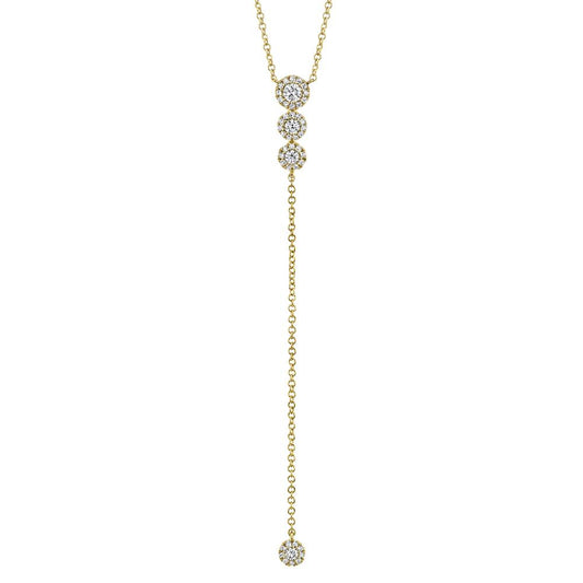 0.29CT DIAMOND LARIAT NECKLACE