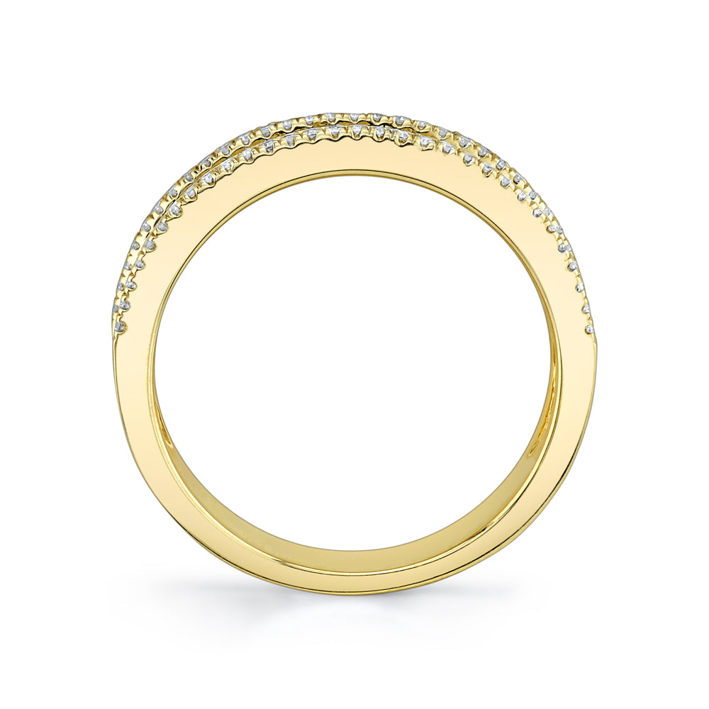 0.23CT 14K Y/G DIAMOND LADY'S RING