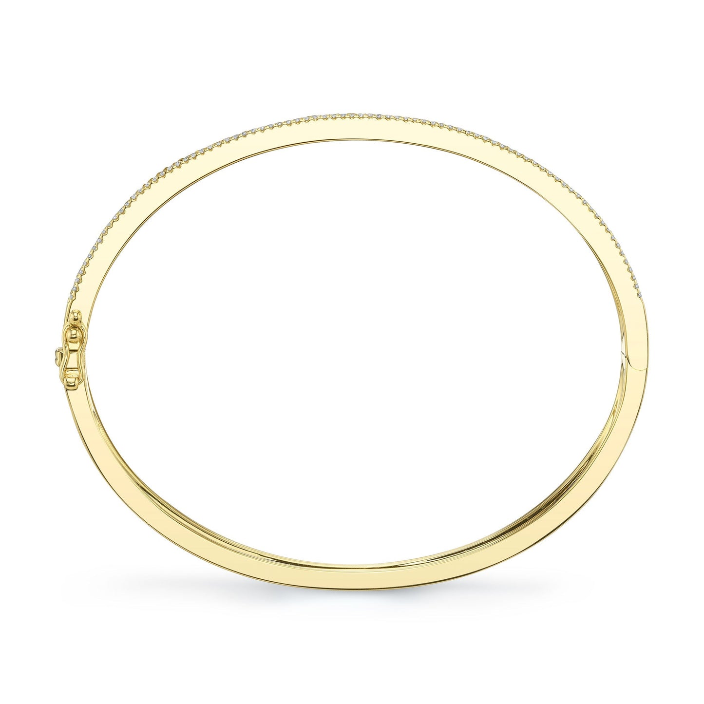 0.97CT 14K Y/G DIAMOND BANGLE