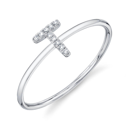 0.03CT DIAMOND RING - INITIAL T