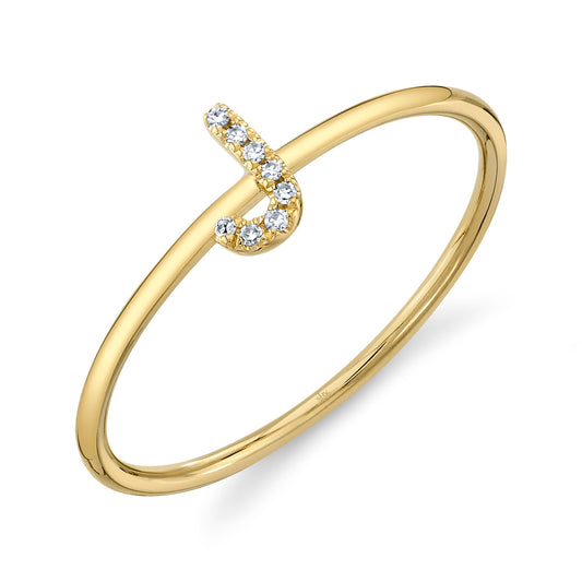 0.03CT DIAMOND RING - INITIAL J