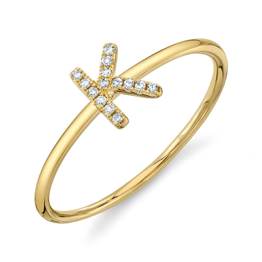 0.05CT DIAMOND RING - INITIAL K