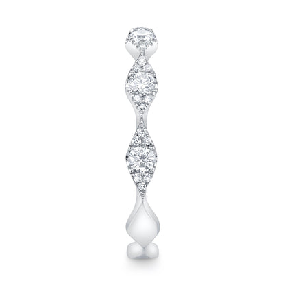 0.38CT 14K W/G DIAMOND LADY'S BAND