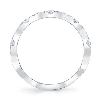 0.38CT 14K W/G DIAMOND LADY'S BAND