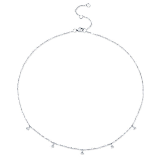 0.30CT 14K W/G DIAMOND NECKLACE