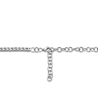 0.95CT DIAMOND TENNIS CHOKER NECKLACE