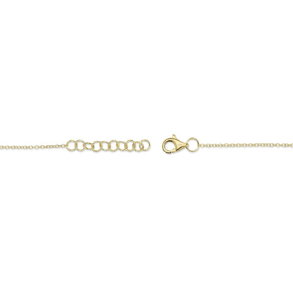 0.31CT 14K Y/G DIAMOND CROWN SETTING BRACELET