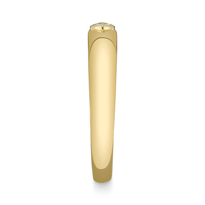 0.08CT DIAMOND MARQUISE BEZEL BAND