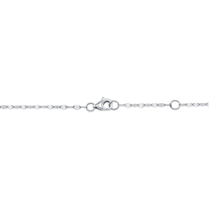 0.20CT 14K W/G 18" DIAMONDS BY THE YARD SPARKLE CHAIN NECKLACE