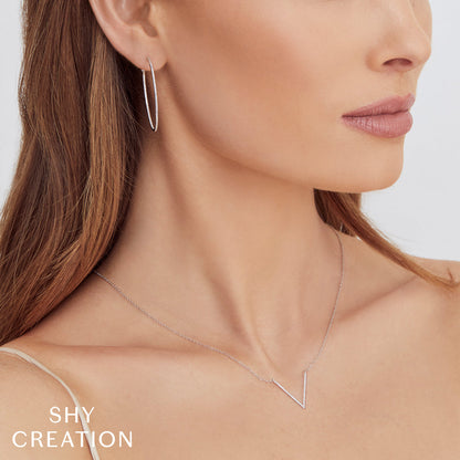 0.12CT 14K W/G DIAMOND NECKLACE