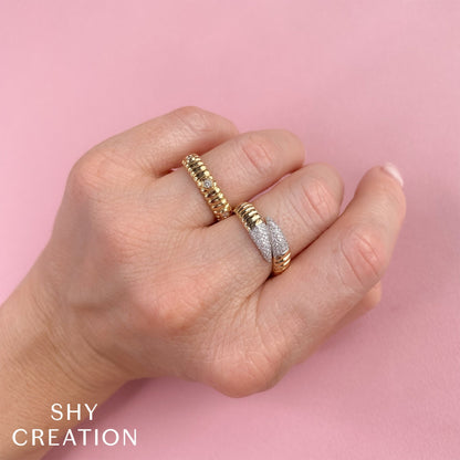 0.08CT DIAMOND BEZEL BAND