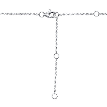 0.12CT 14K W/G DIAMOND NECKLACE