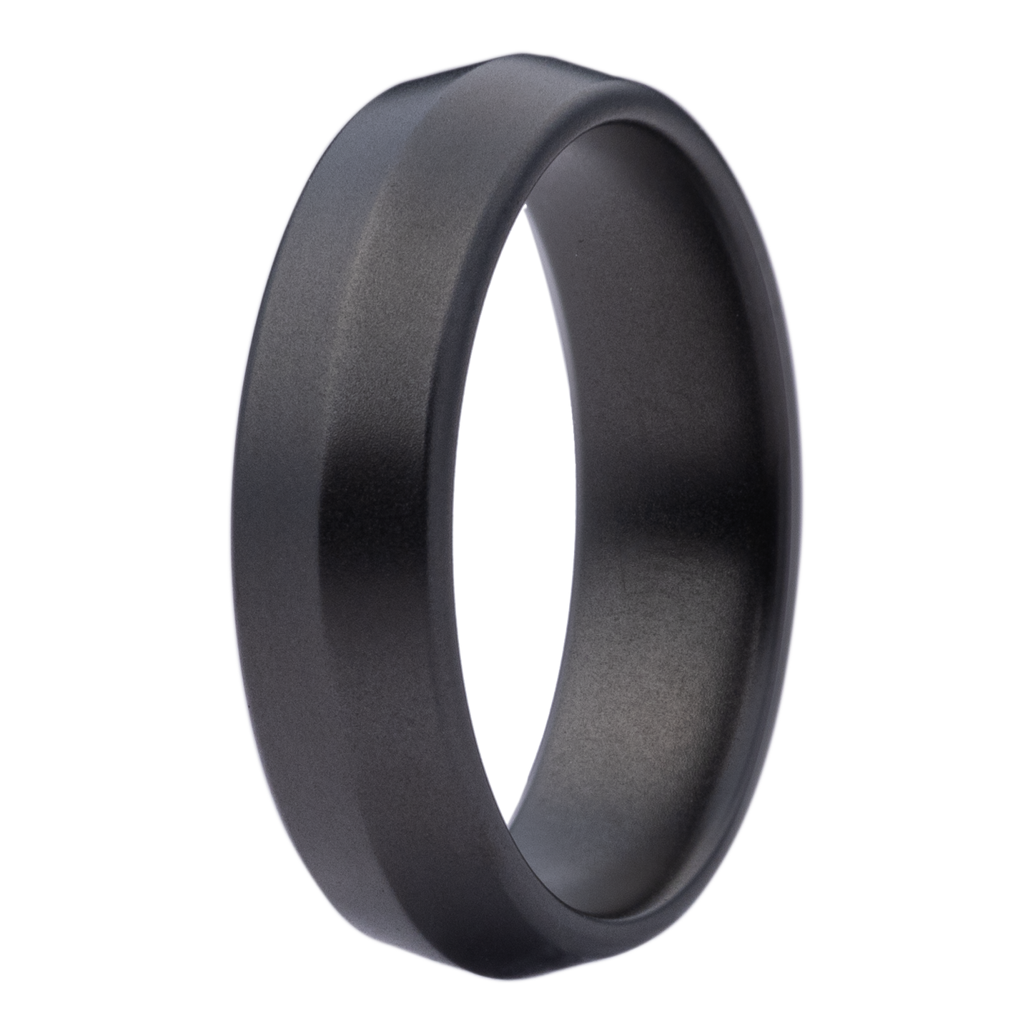 Zirconium Knife Edge Matte Finish Ring - 2-3 Week Delivery